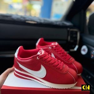 Giay Nike Cortez Stranger Things Mau Do Trang Giày Nike Cortez Stranger Things Màu Đỏ Trắng