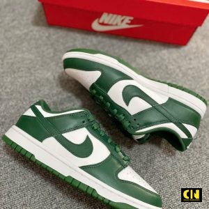 Giay Nike Dunk Low Michigan State Mau Xanh La Giày Nike Dunk Low Michigan State Màu Xanh Lá