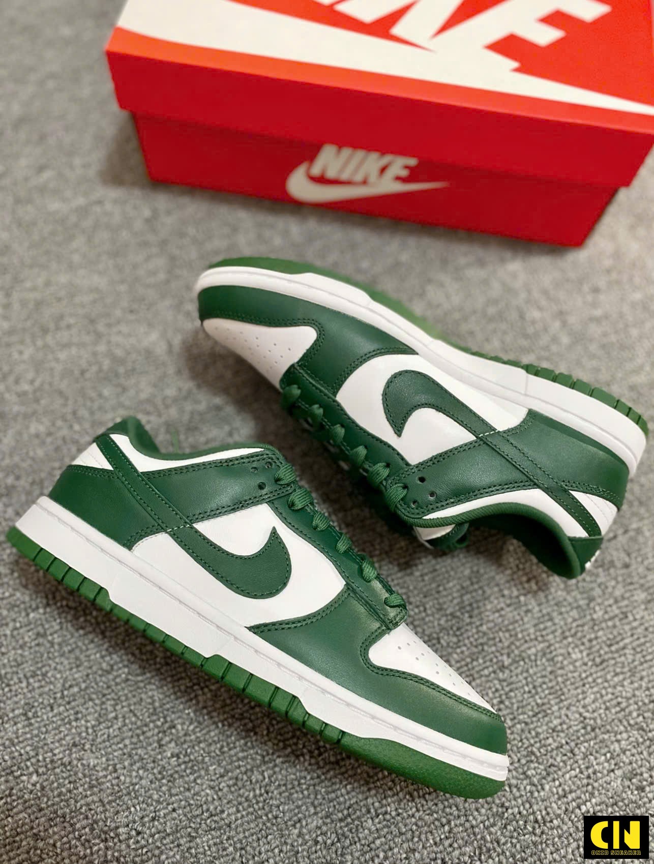 Giày Nike Dunk Low Michigan State Màu Xanh Lá Giày Nike Dunk Low Michigan State Màu Xanh Lá