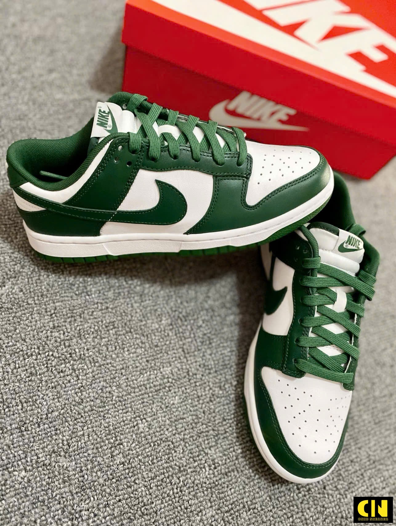 Giày Nike Dunk Low Spartan Green Like Auth Giày Nike Dunk Low Spartan Green Like Auth