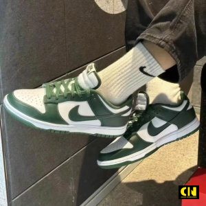 Giay Nike Dunk Low White Green Giày Nike Dunk Low White Green