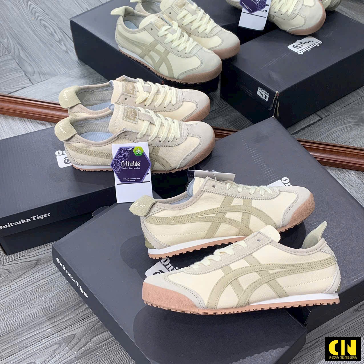 Giày Onitsuka Tiger Mexico 66 Beige Giày Onitsuka Tiger Mexico 66 Beige