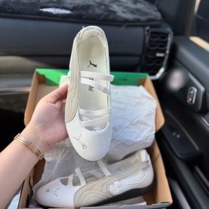 Giay Puma Speedcat Ballet Mau Trang Kem Giày Puma Speedcat Ballet Màu Trắng Kem