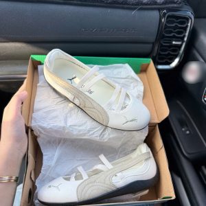 Giay Puma Speedcat Ballet Trang Be Giày Puma Speedcat Ballet Trắng Be