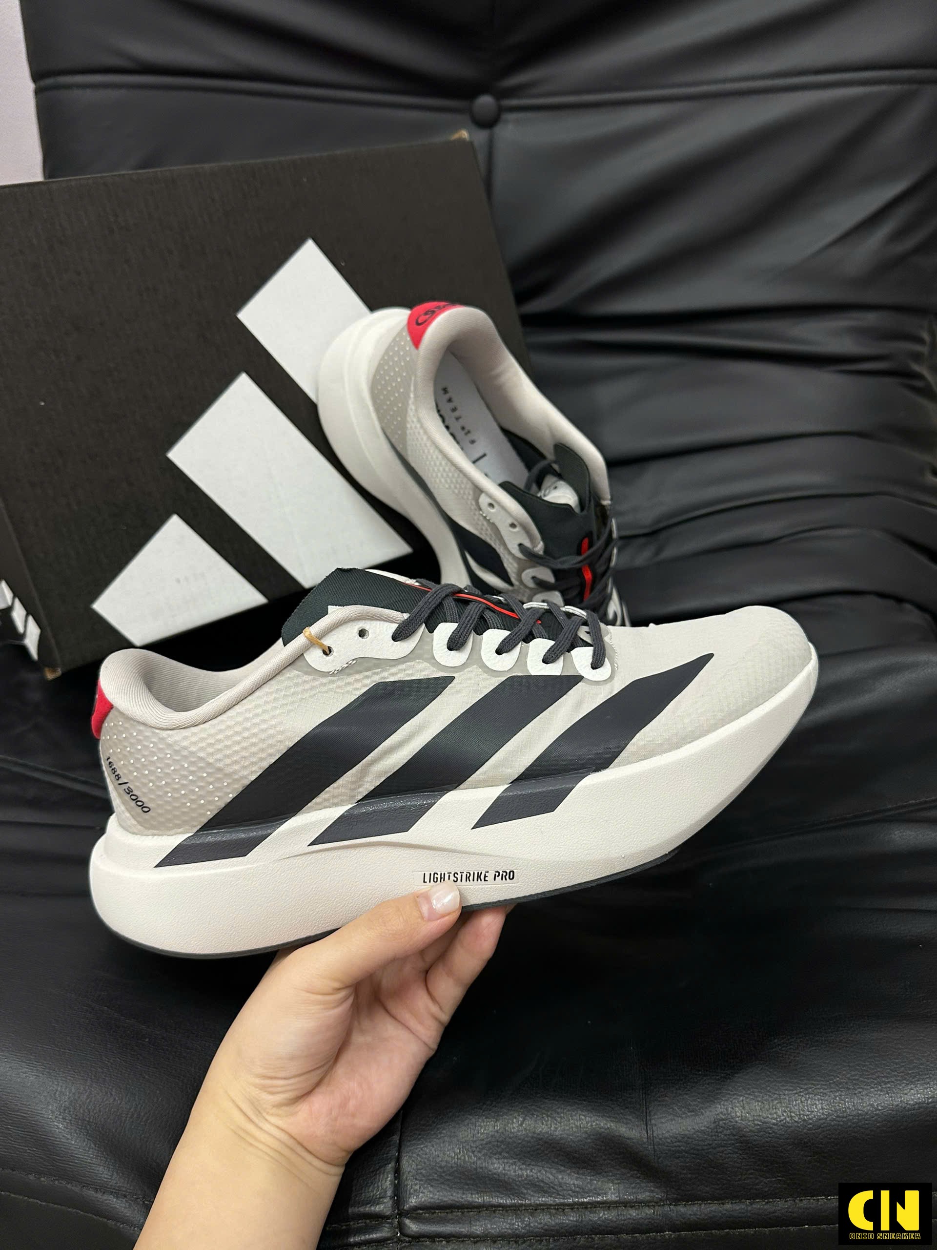 Giày Sneaker Adidas Adizero Evo Sl Woven Grey Giày Sneaker Adidas Adizero Evo SL Woven Grey