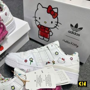 Giay Sneaker Adidas Forum Low Hello Kitty Trang Giày Sneaker Adidas Forum Low Hello Kitty Trắng