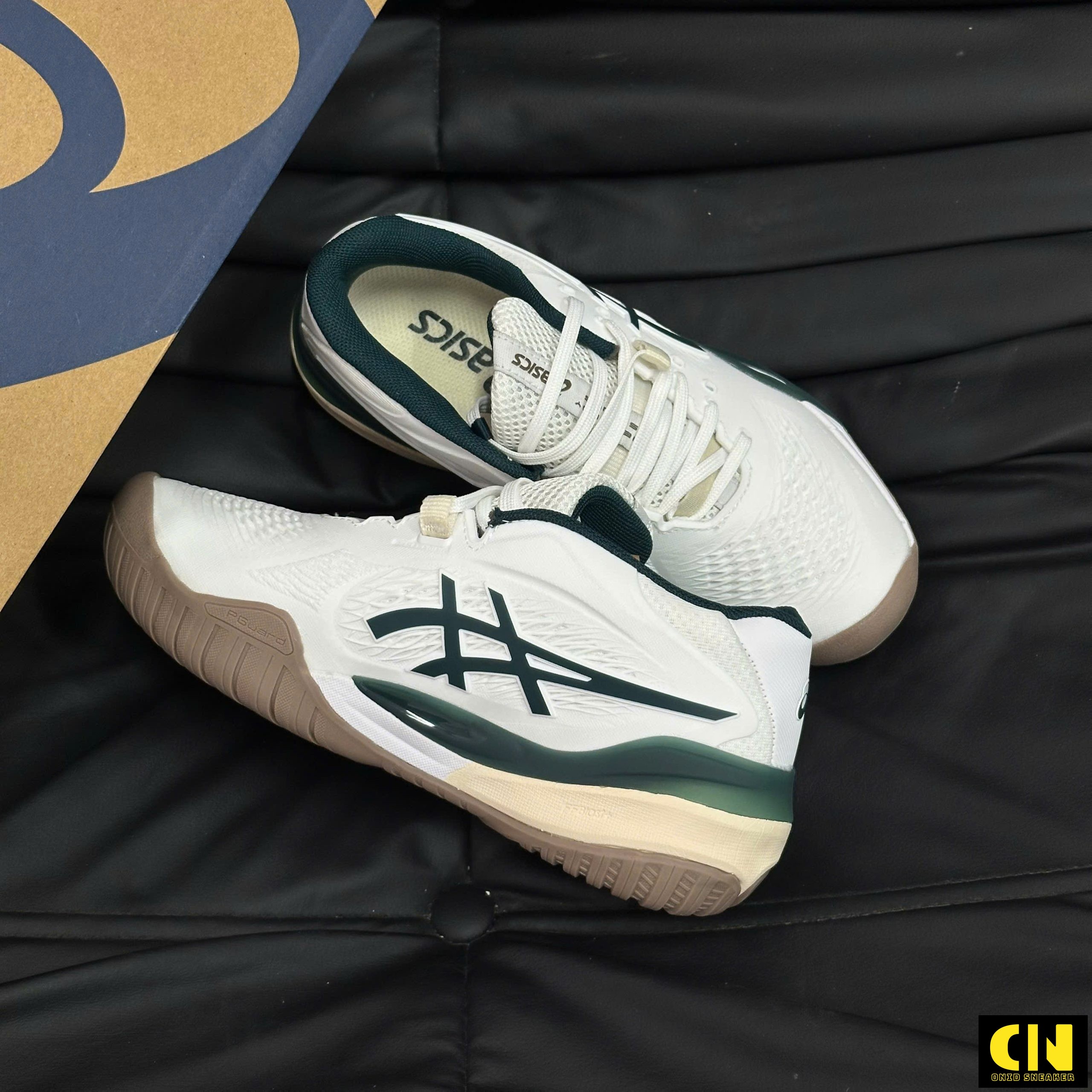 Giày Sneaker Asics Gel-Resolution X Trắng Xanh Giày Sneaker Asics Gel-Resolution X Trắng Xanh