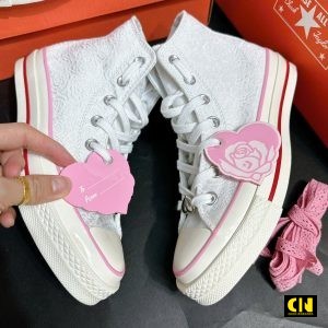Giay Sneaker Converse Chuck 70 Theu Hoa Hong Giày Sneaker Converse Chuck 70 Thêu Hoa Hồng