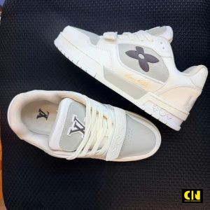 Giay Sneaker Lv Trainer Monogram Flower Giày Sneaker LV Trainer Monogram Flower
