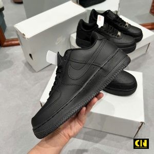 Giay Sneaker Nike Air Force 1 Low Black Giày Sneaker Nike Air Force 1 Low Black