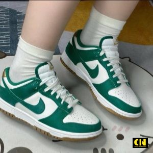 Giay Sneaker Nike Dunk Low Green Gold Giày Sneaker Nike Dunk Low Green Gold