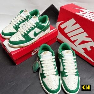 Giay Sneaker Nike Dunk Low Green Gold White Giày Sneaker Nike Dunk Low Green Gold White