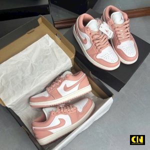 Giay Sneaker Nike Jordan 1 Low Pink Oxford Giày Sneaker Nike Jordan 1 Low Pink Oxford