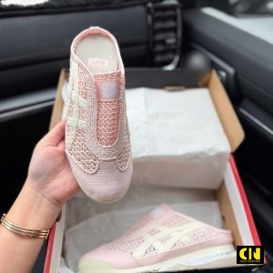 Giay Sneaker Onitsuka Tiger Sabot Ban Luoi Crystal Pink Giày Sneaker Onitsuka Tiger Sabot Bản Lưới Crystal Pink