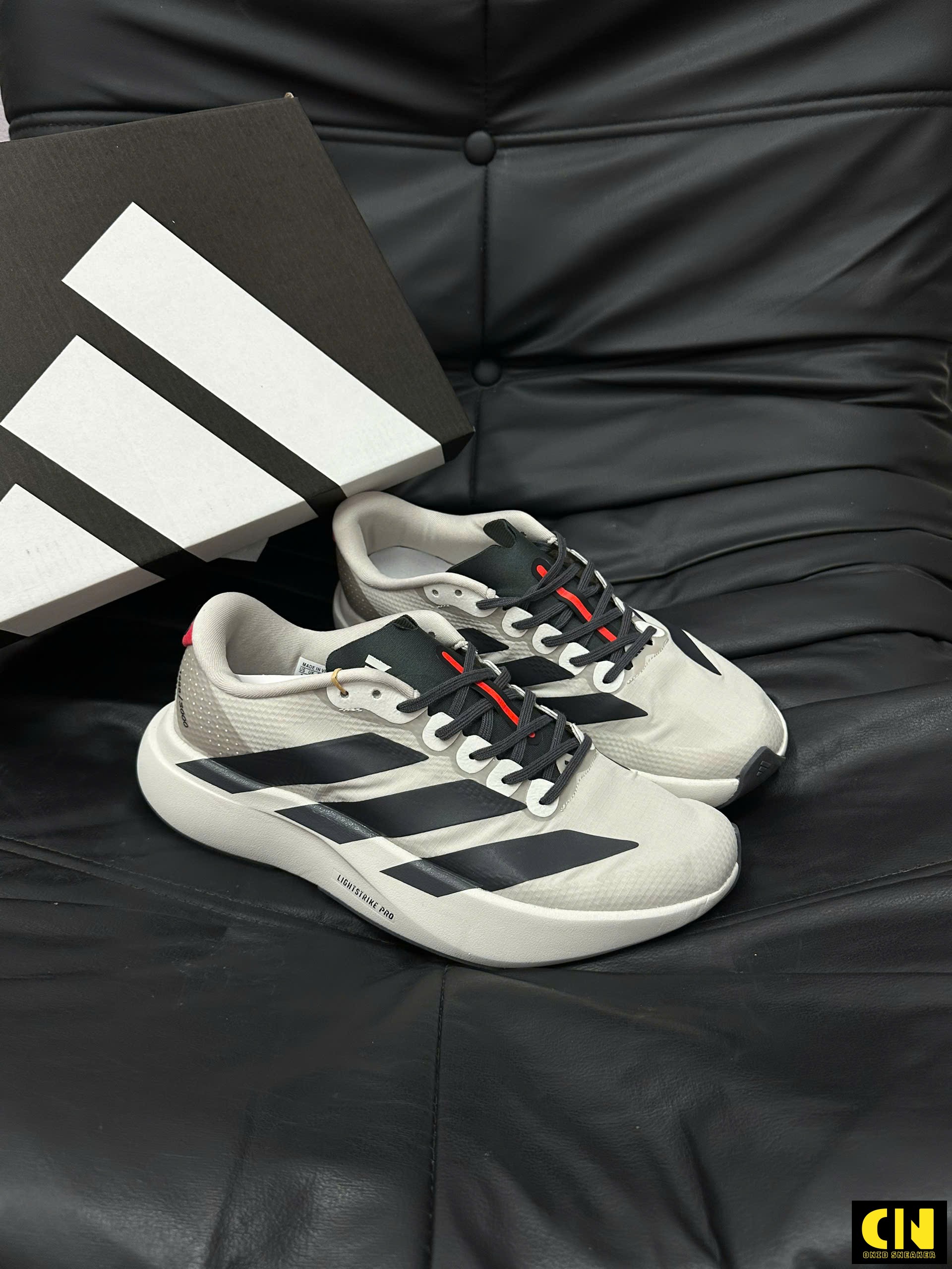 Giày Thể Thao Adidas Adizero Evo Sl Xám Xi Măng Giày Thể Thao Adidas Adizero Evo SL Xám Xi Măng