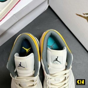 Giay The Thao Nam Nu Nike Jordan 1 Low Yellow Ochre Giày Thể Thao Nam Nữ Nike Jordan 1 Low Yellow Ochre