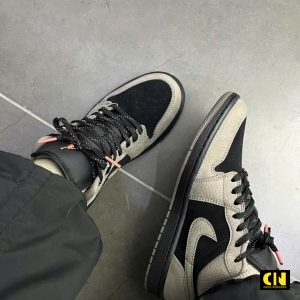 Giay The Thao Nike Air Jordan 1 Low Olive Grey Giày Thể Thao Nike Air Jordan 1 Low Olive Grey