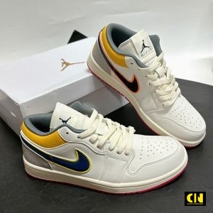 Giay The Thao Nike Jd1 Low Premium Sail Yellow Ochre Vang Xanh La Giày Thể Thao Nike JD1 Low Premium Sail Yellow Ochre Vàng Xanh Lá