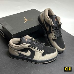 Giay The Thao Nike Jordan 1 Nau Xam Den Giày Thể Thao Nike Jordan 1 Nâu Xám Đen