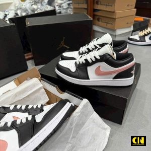 Giay Air Jordan 1 Low Black Rust Pink Giay Air Jordan 1 Low Black Rust Pink