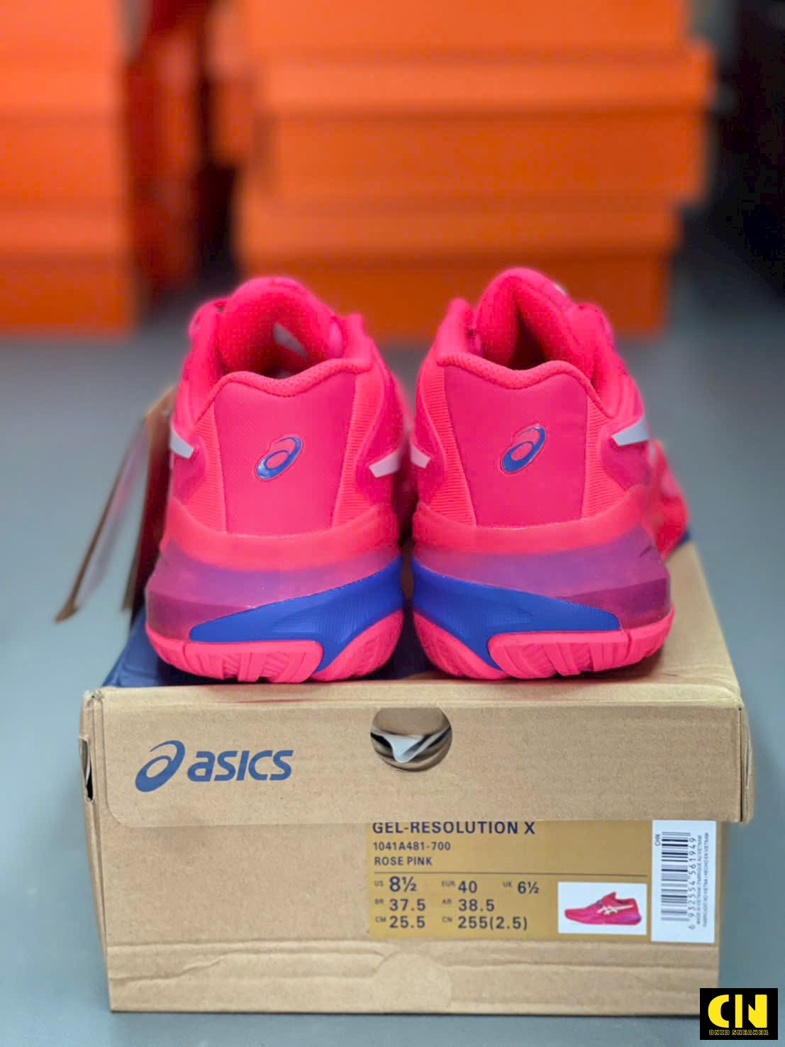 Giày Asics Gel-Resolution X Hồng Neon Xanh Dương Giày Asics Gel-Resolution X Hồng Neon Xanh Dương