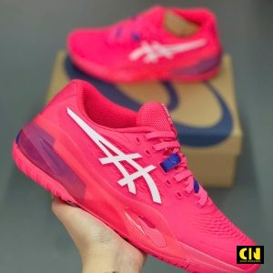 Giay Asics Gel Resolution X Rose Pink Blue Giày Asics Gel-Resolution X Rose Pink Blue