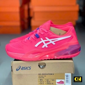 Giay Asics Gel Resolution X Rose Pink Hong Xanh Giày Asics Gel-Resolution X Rose Pink Hồng Xanh
