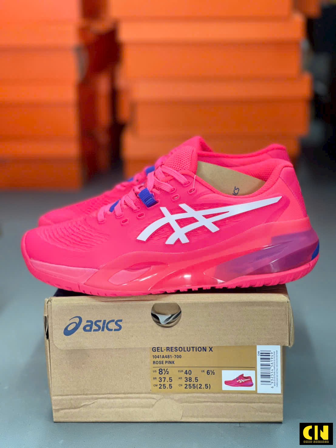 Giày Asics Gel-Resolution X Rose Pink Hồng Xanh Giày Asics Gel-Resolution X Rose Pink Hồng Xanh