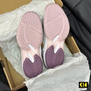 Giay Chay Bo Asics Mau Trang Soc Hong Tim Giày Chạy Bộ Asics Màu Trắng Sọc Hồng Tím