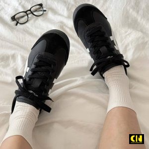 Giay Chay Bo Co Dien Onitsuka Tiger Mau Den Trang Giày Chạy Bộ Cổ Điển Onitsuka Tiger Màu Đen Trắng
