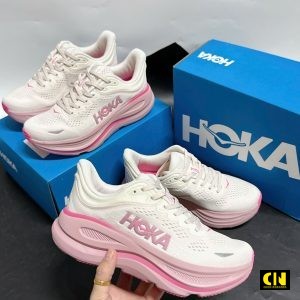 Giay Chay Bo Nu Hoka Clifton 10 White Pink Giày Chạy Bộ Nữ Hoka Clifton 10 White Pink