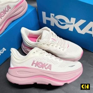 Giay Chay Bo Nu Hoka Clifton 10 Wide Road Dried Rose Giày Chạy Bộ Nữ Hoka Clifton 10 Wide Road Dried Rose