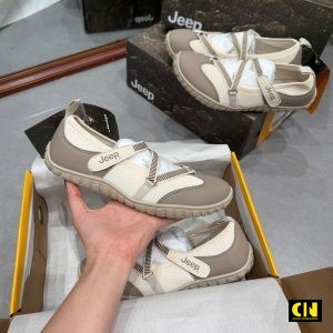 Giay Jeep Outdoor Low Top Beige Cream Giày Jeep Outdoor Low Top Beige Cream