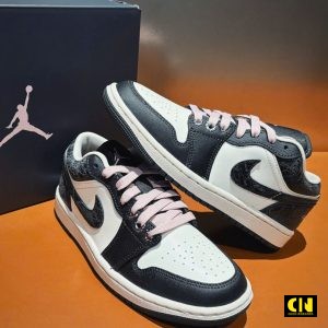 Giay Jordan 1 Low Black Pink White 1 Giày Jordan 1 Low Black Pink White