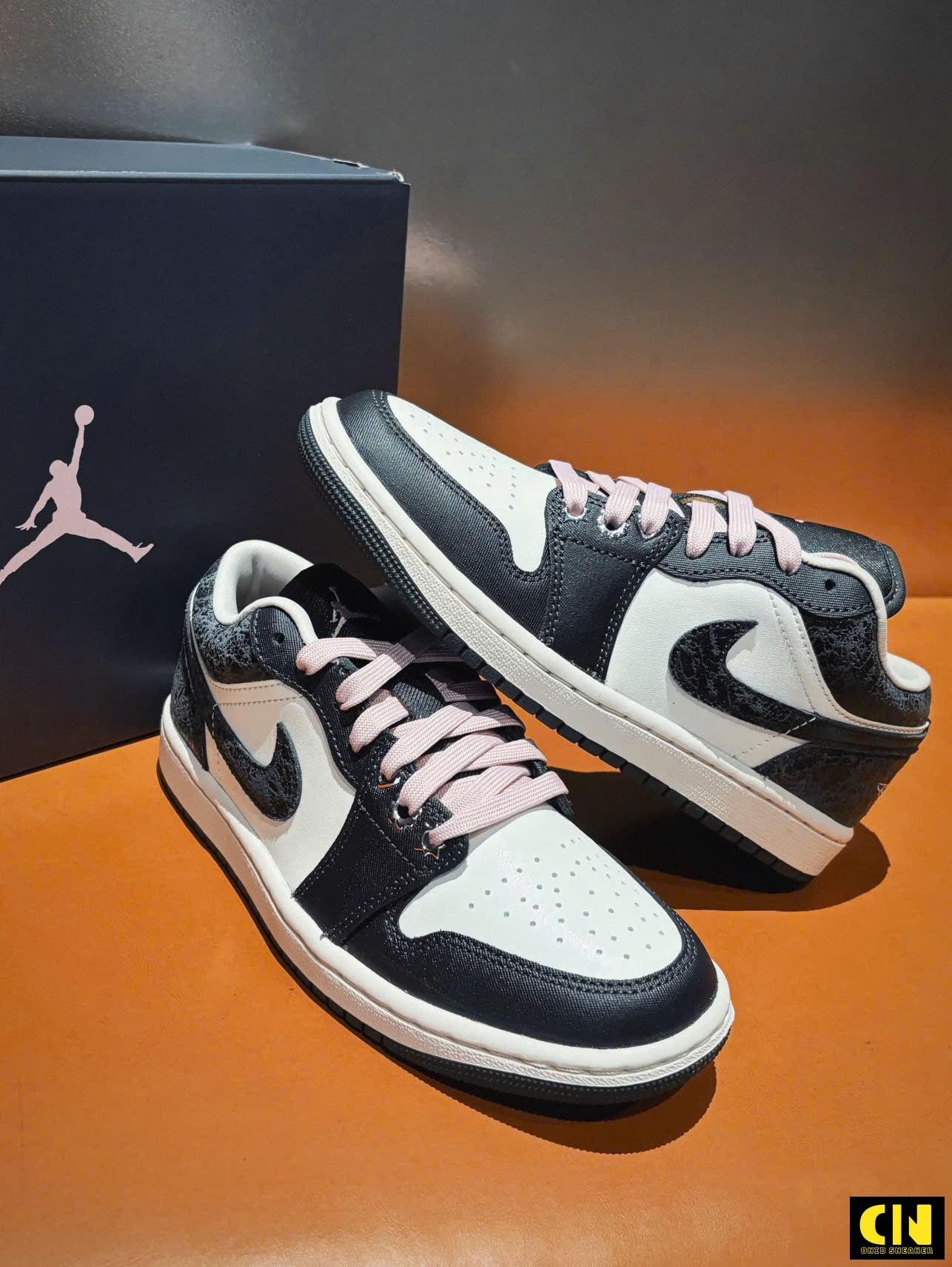 Giày Jordan 1 Low Black Pink White Giày Jordan 1 Low Black Pink White