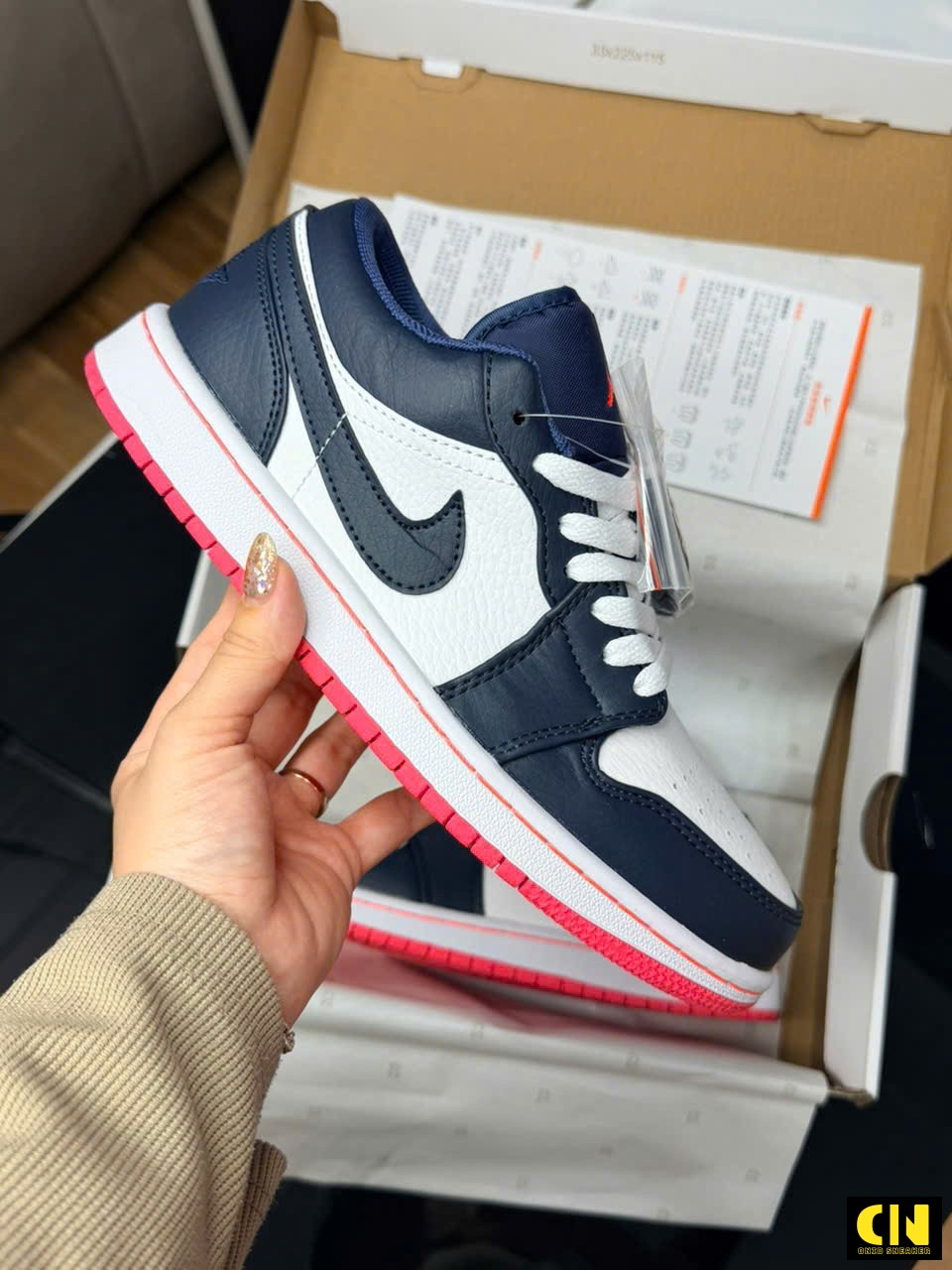 Giày Jordan 1 Low Obsidian Ember Glow Like Auth Giày Jordan 1 Low Obsidian Ember Glow Like Auth