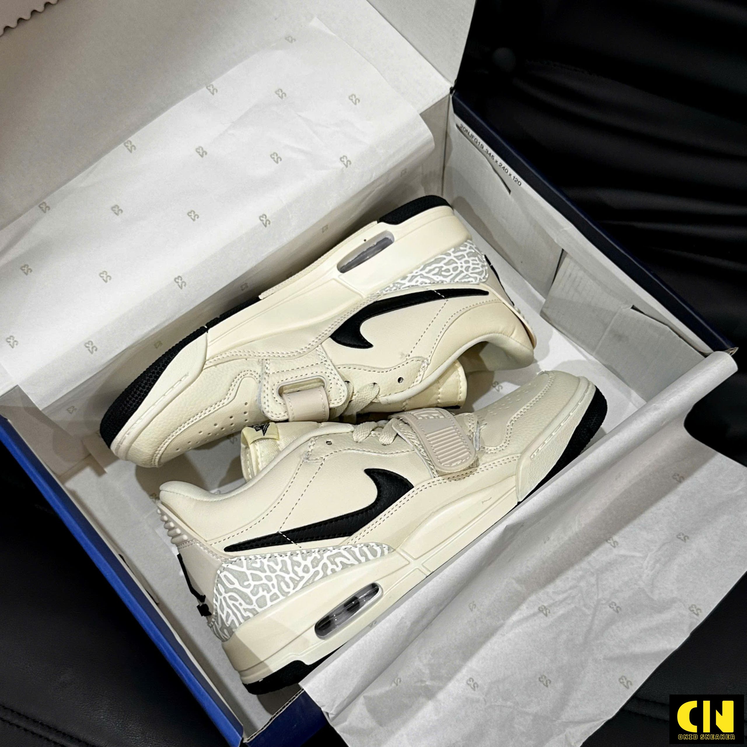 Giày Jordan 312 Low Màu Trắng Kem Đen Giày Jordan 312 Low Màu Trắng Kem Đen