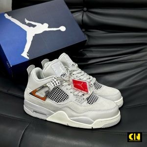 Giay Jordan 4 Frozen Moments Metallic Silver Like Auth Giay Jordan 4 Frozen Moments Metallic Silver Like Auth