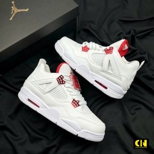Giay Jordan 4 Mau Trang Do Giày Jordan 4 Màu Trắng Đỏ