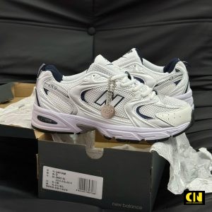 Giay New Balance 530 White Silver Navy Full Box Giày New Balance 530 White Silver Navy Full Box