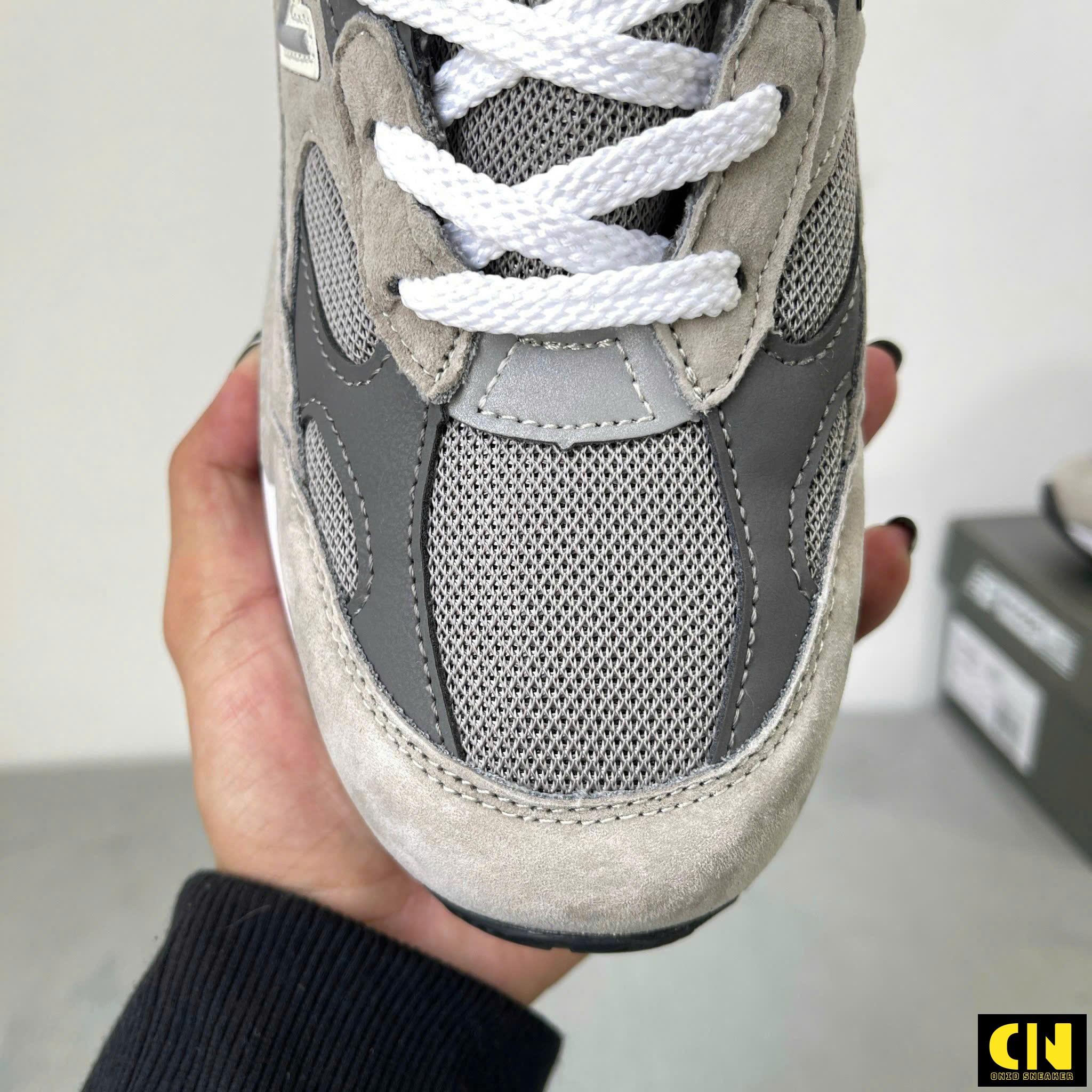 Giày New Balance 992 Grey White Made In Usa Like Auth Giày New Balance 992 Grey White Made In USA Like Auth