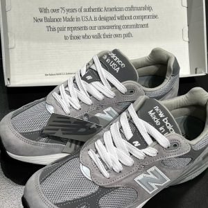 Giay New Balance Mr993Gl Xam Trang Giày New Balance MR993GL Xám Trắng