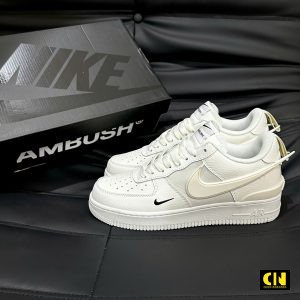 Giay Nike Af1 Ambush Co Thap Mau Trang Kem Giày Nike AF1 Ambush Cổ Thấp Màu Trắng Kem