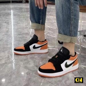Giay Nike Air Jordan 1 Low Gs Cam Den Giày Nike Air Jordan 1 Low GS Cam Đen