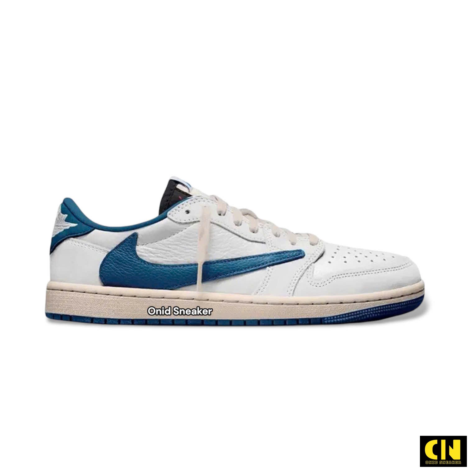 Giày Nike Air Jordan 1 Travis Scott Sail Military Blue Dm7866-104 Giày Nike Air Jordan 1 Travis Scott Sail Military Blue DM7866-104