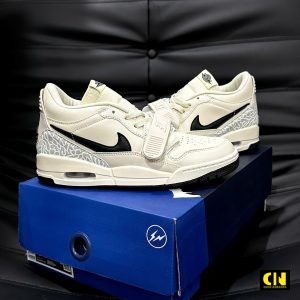 Giay Nike Air Jordan 312 Low Mau Trang Kem Den Giày Nike Air Jordan 312 Low Màu Trắng Kem Đen