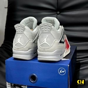 Giay Nike Air Jordan 4 Mau Xam Gray Silver Giày Nike Air Jordan 4 Màu Xám Gray Silver