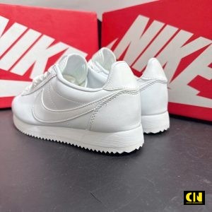 Giay Nike Cortez 23 Premium All White Giày Nike Cortez 23 Premium All White