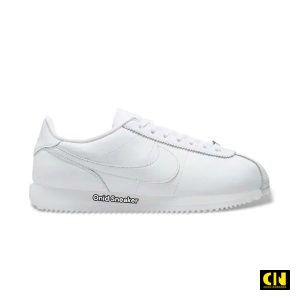 Giay Nike Cortez 23 Premium Triple White Fb6877 100 Giày Nike Cortez 23 Premium Triple White FB6877-100