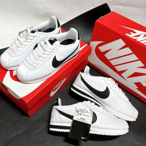 Giay Nike Cortez Leather White Black Full Box Giày Nike Cortez Leather White Black Full Box